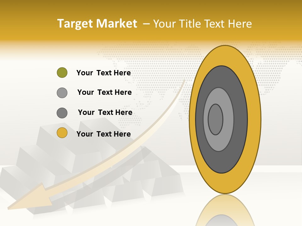 Stock Bar Object PowerPoint Template