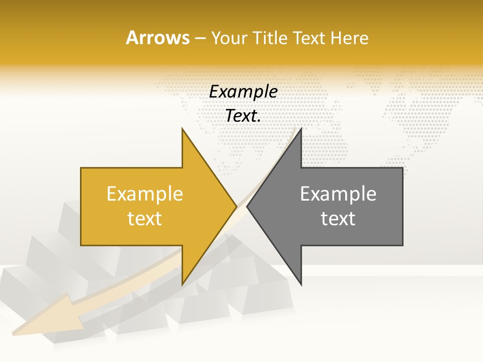 Stock Bar Object PowerPoint Template