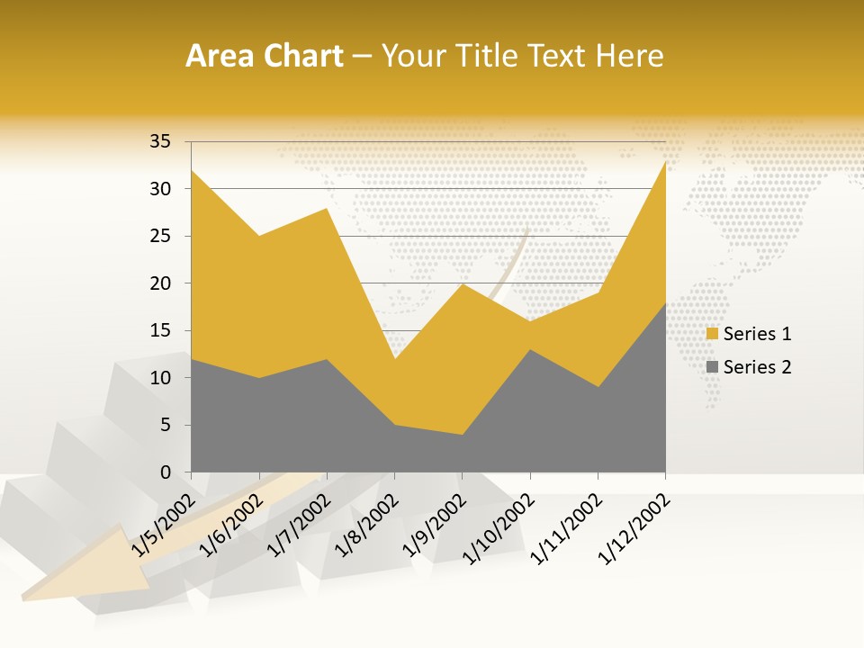 Stock Bar Object PowerPoint Template
