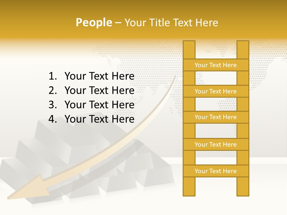 Stock Bar Object PowerPoint Template