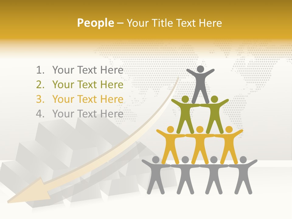 Stock Bar Object PowerPoint Template