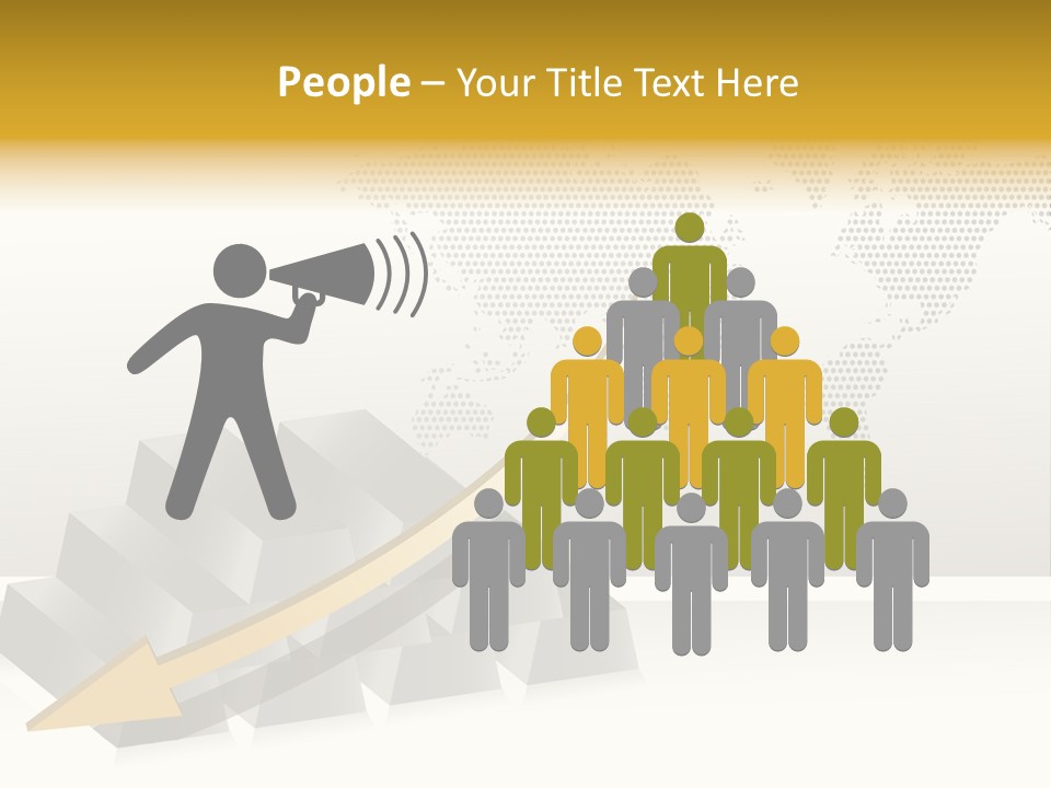 Stock Bar Object PowerPoint Template