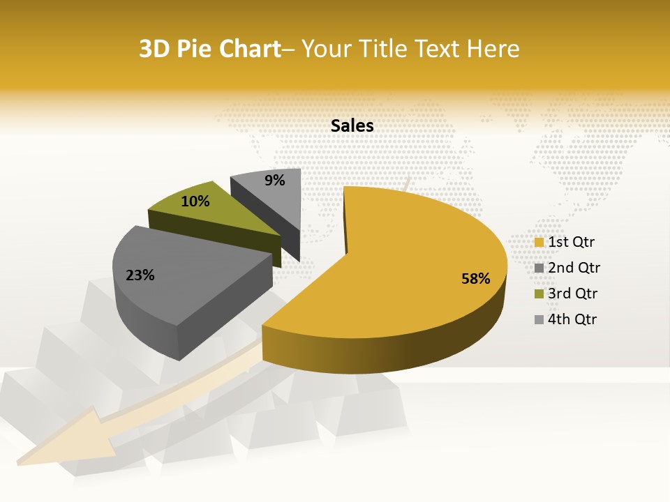 Stock Bar Object PowerPoint Template