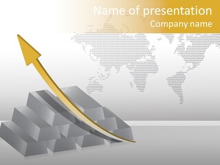 Profit Riches Upwards PowerPoint Template