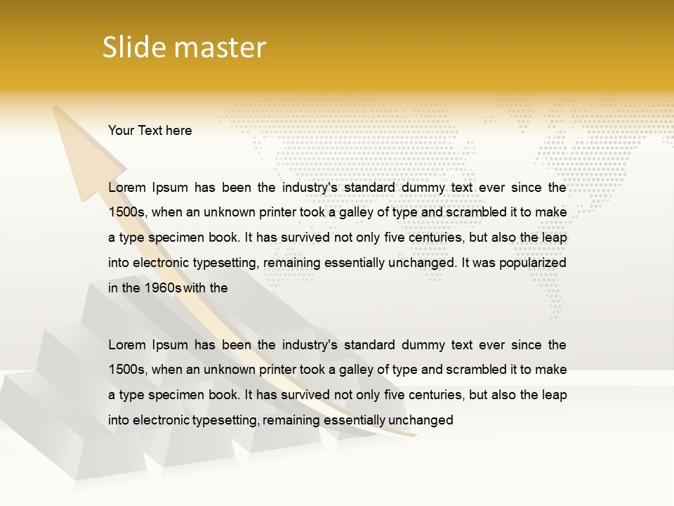 Profit Riches Upwards PowerPoint Template