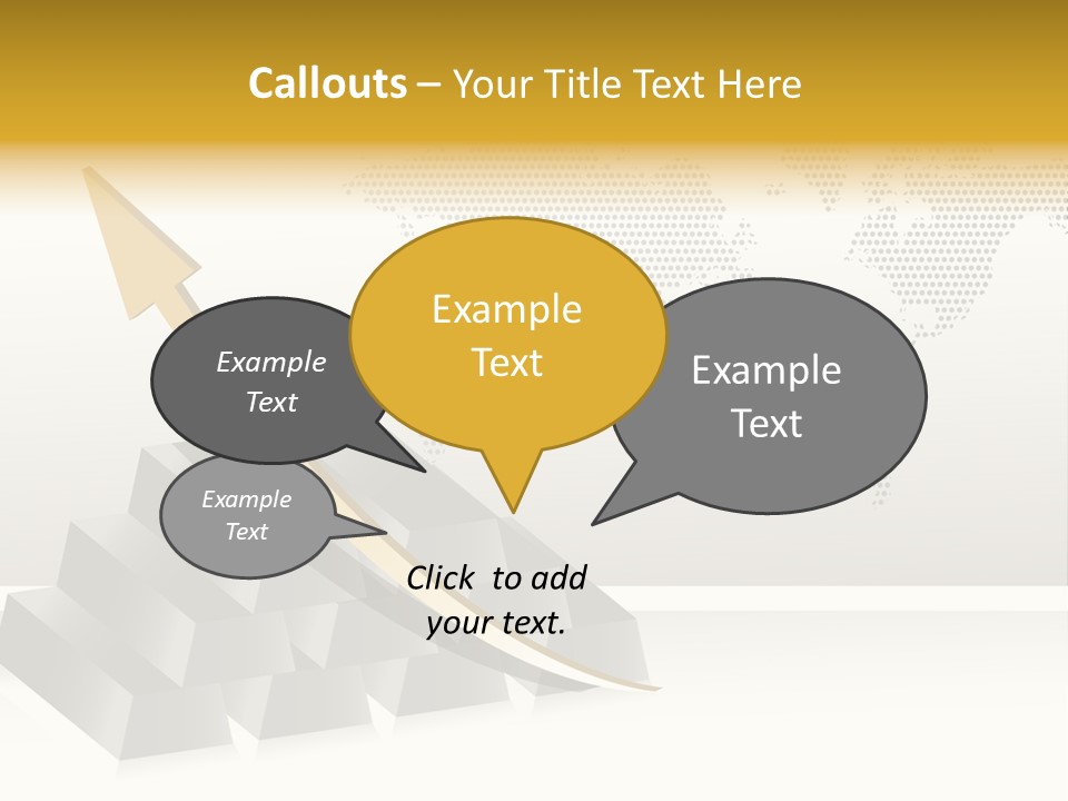 Profit Riches Upwards PowerPoint Template