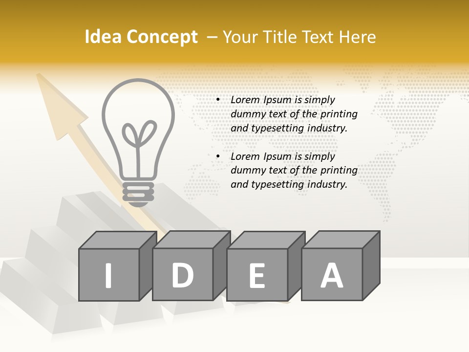 Profit Riches Upwards PowerPoint Template