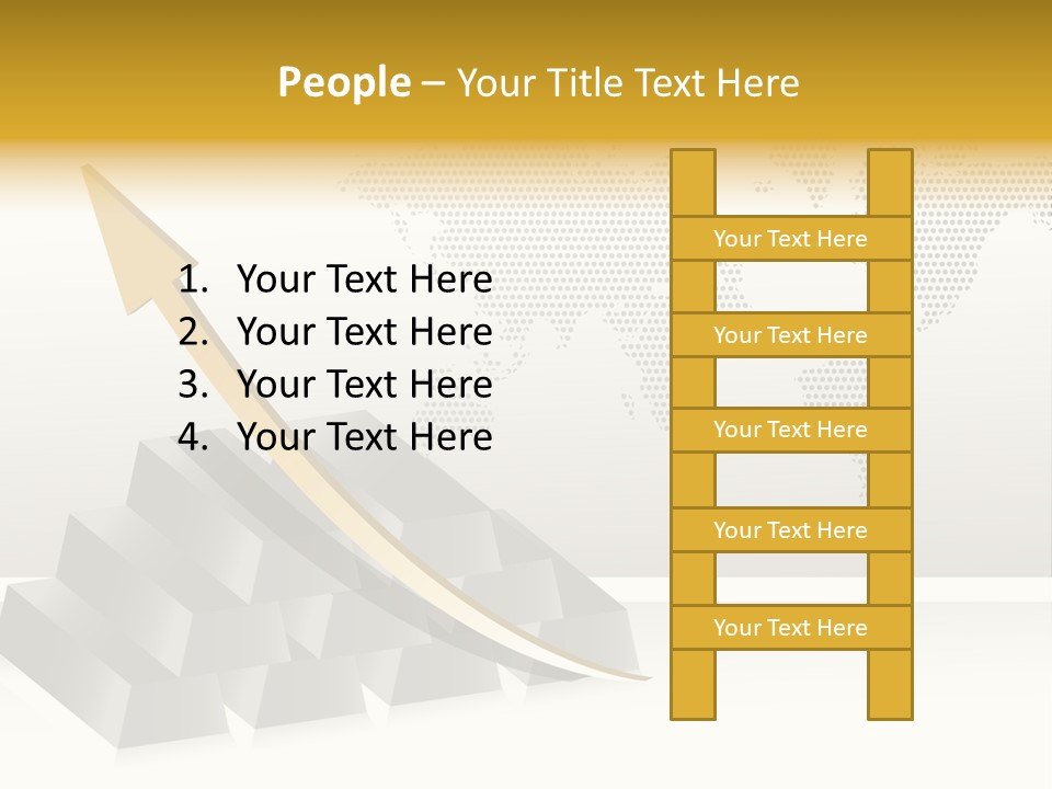 Profit Riches Upwards PowerPoint Template