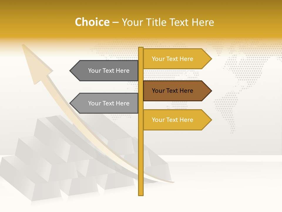 Profit Riches Upwards PowerPoint Template