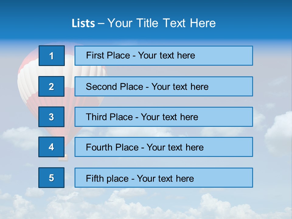 Above Travel Three PowerPoint Template