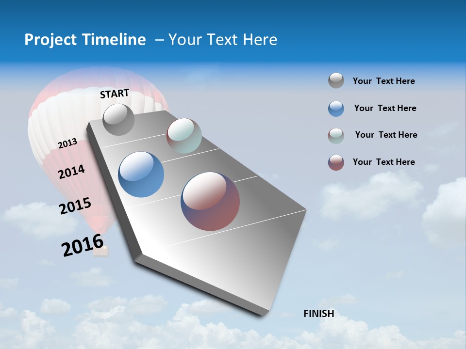 Above Travel Three PowerPoint Template