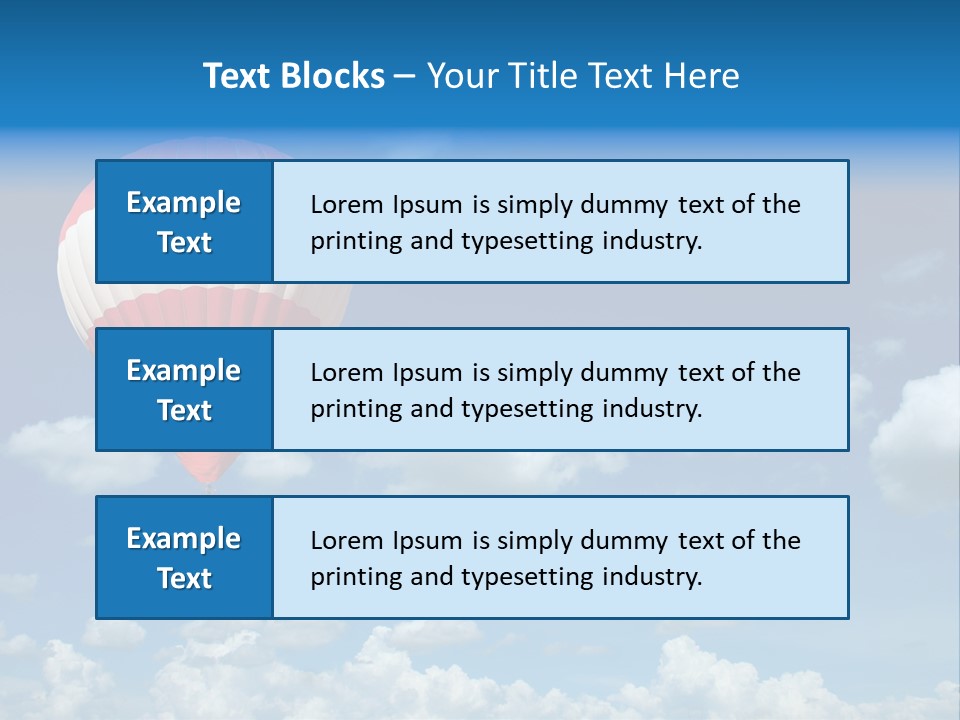 Above Travel Three PowerPoint Template