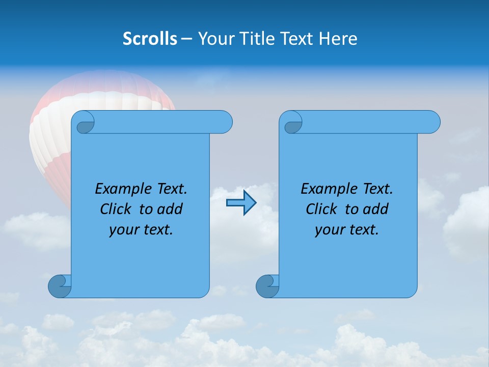 Above Travel Three PowerPoint Template