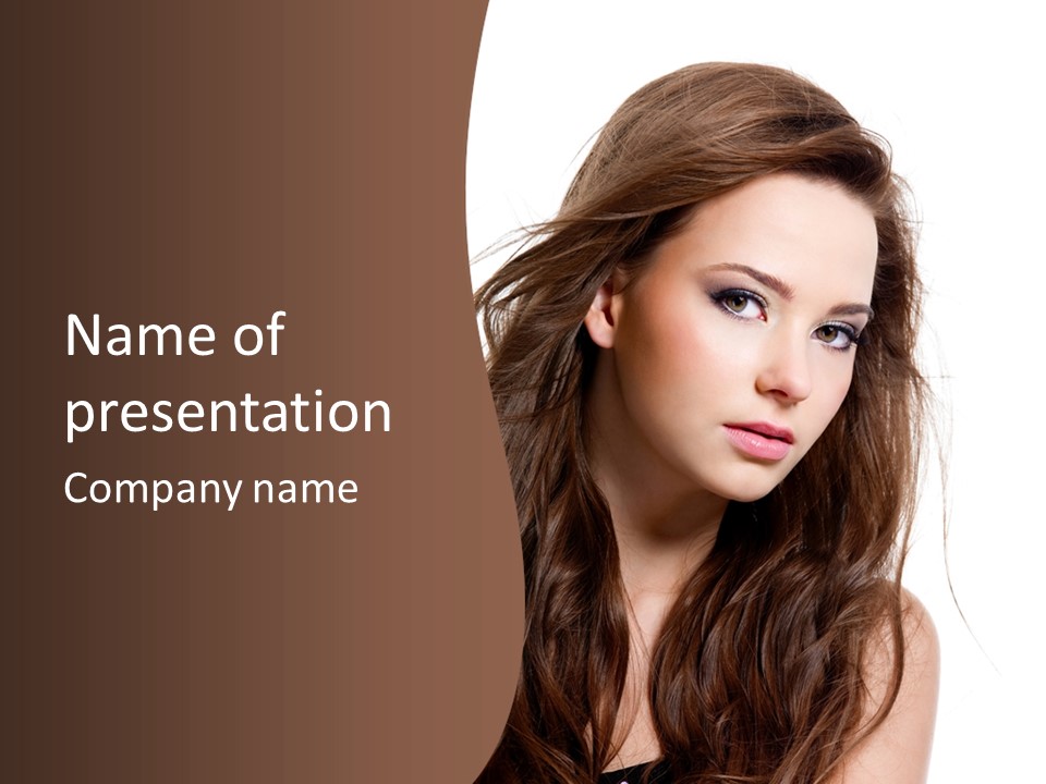 S Face Make Up PowerPoint Template