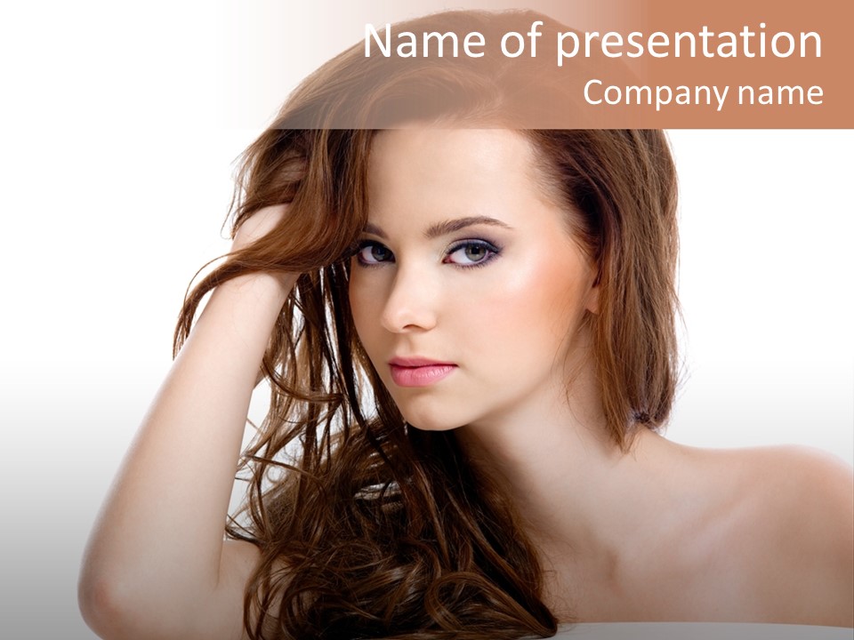 Isolated Curly Elegance PowerPoint Template