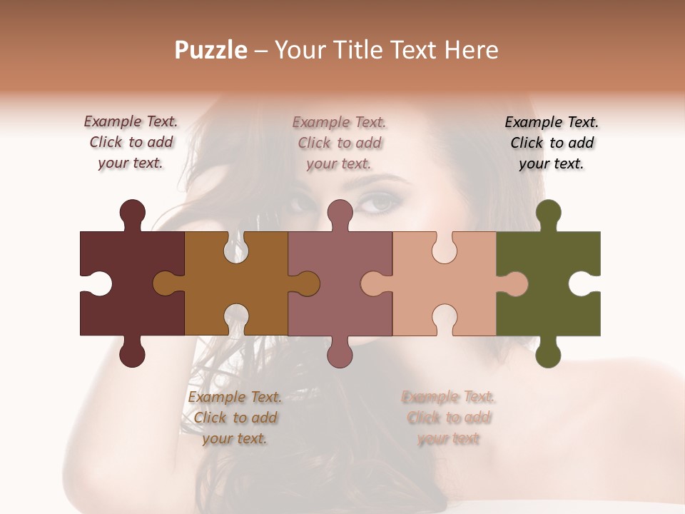 Isolated Curly Elegance PowerPoint Template