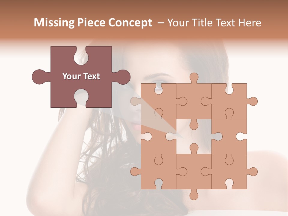 Isolated Curly Elegance PowerPoint Template