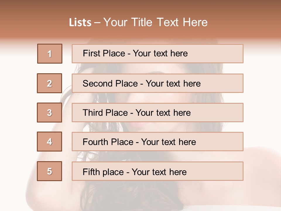 Isolated Curly Elegance PowerPoint Template