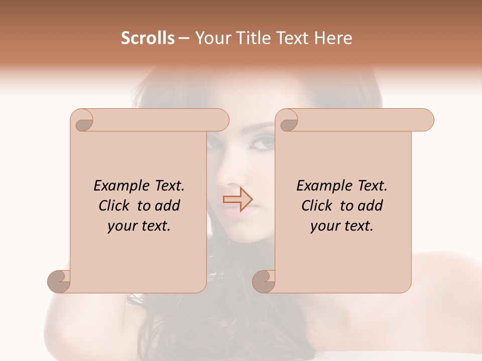 Isolated Curly Elegance PowerPoint Template