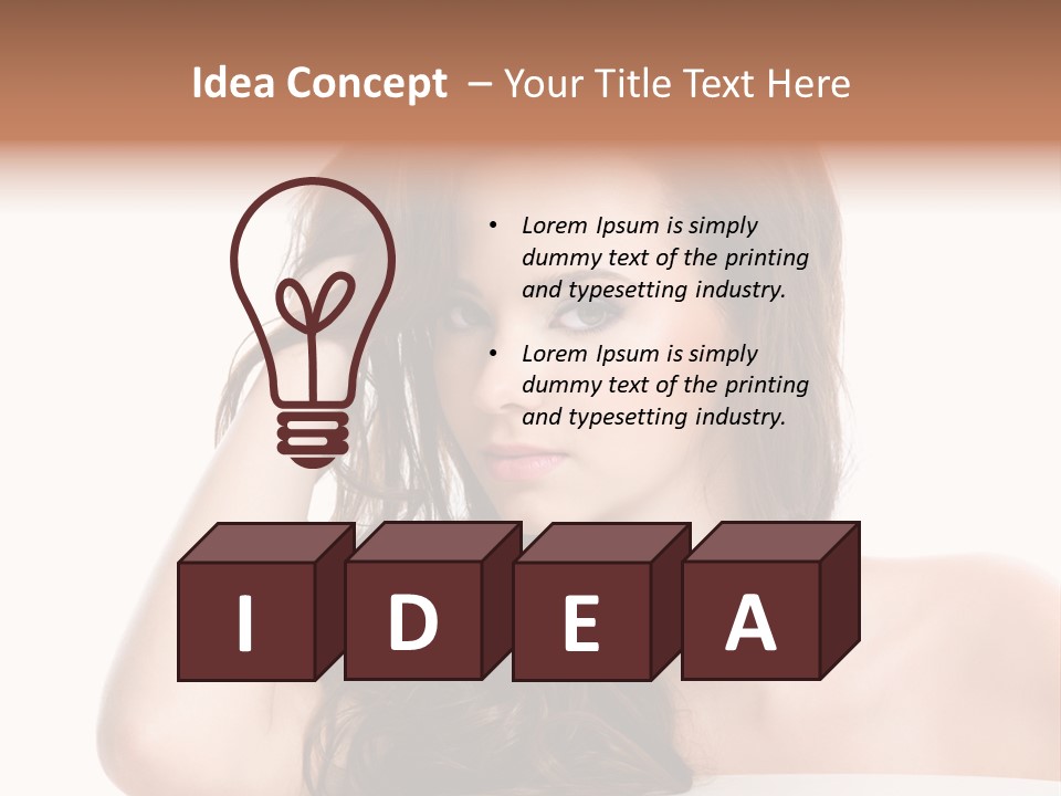 Isolated Curly Elegance PowerPoint Template