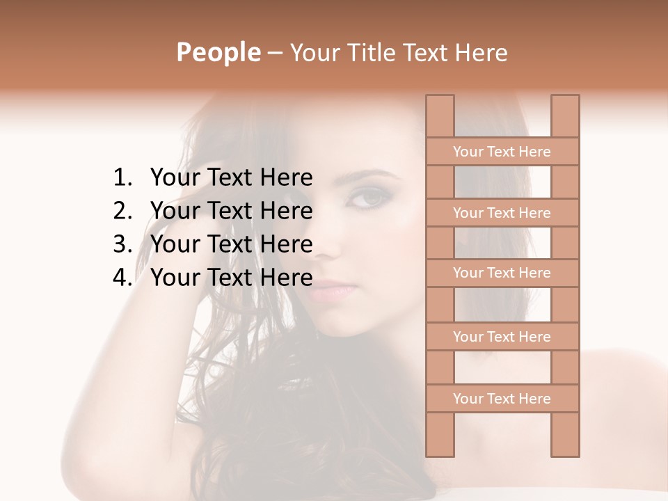 Isolated Curly Elegance PowerPoint Template