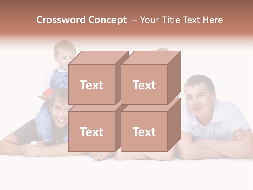 Emotion Man Daughter PowerPoint Template