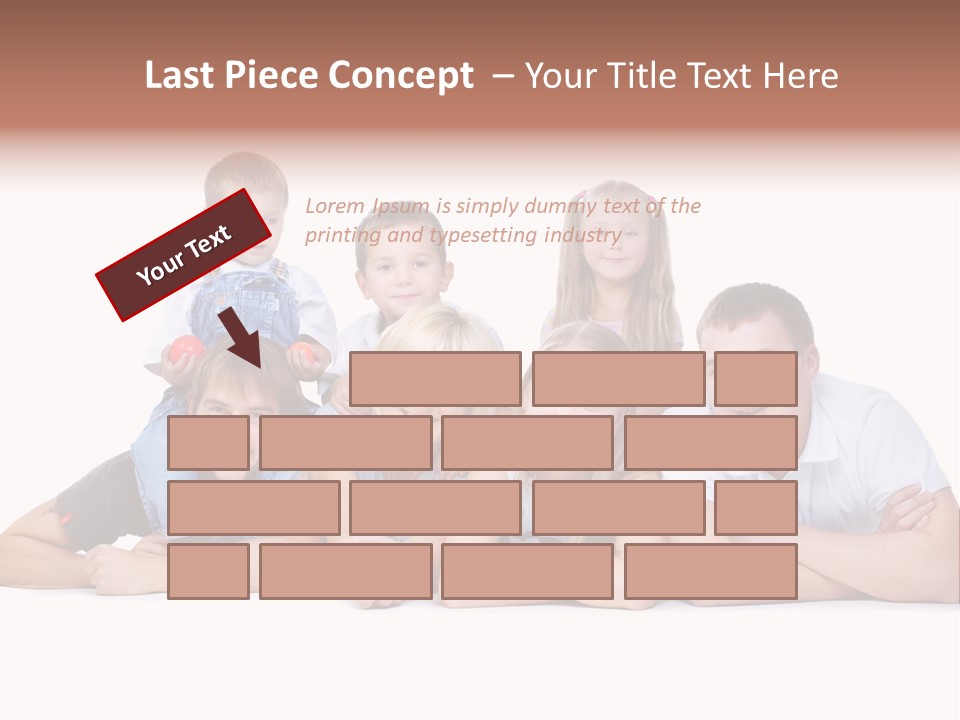 Emotion Man Daughter PowerPoint Template