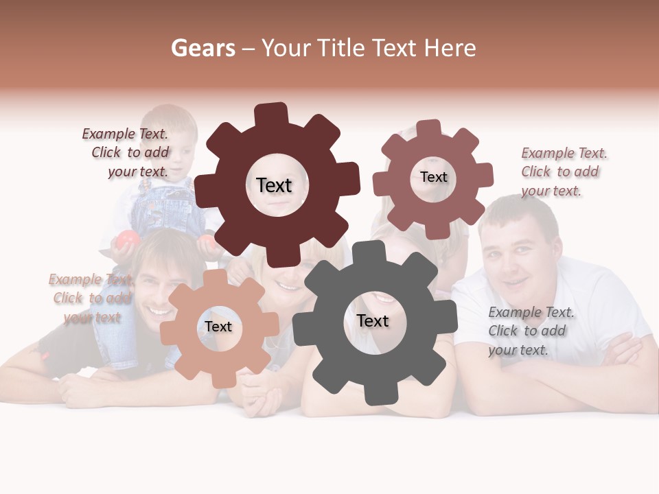 Emotion Man Daughter PowerPoint Template