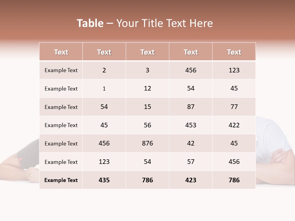 Emotion Man Daughter PowerPoint Template