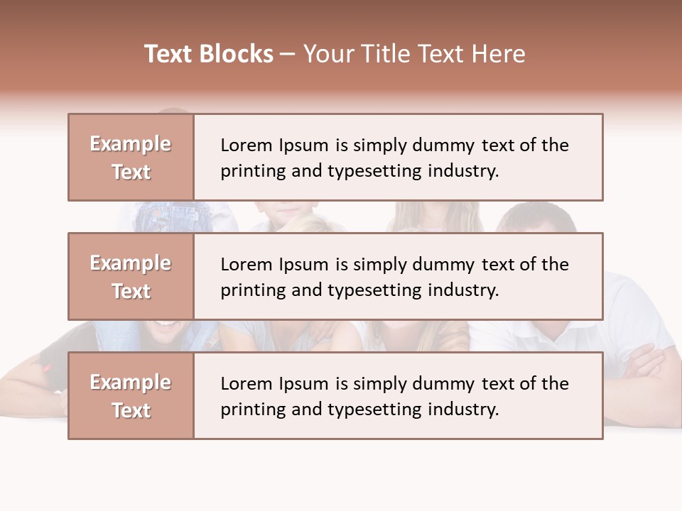 Emotion Man Daughter PowerPoint Template