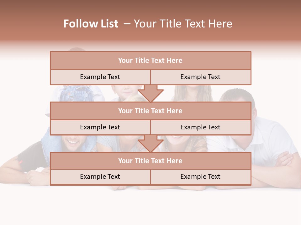 Emotion Man Daughter PowerPoint Template
