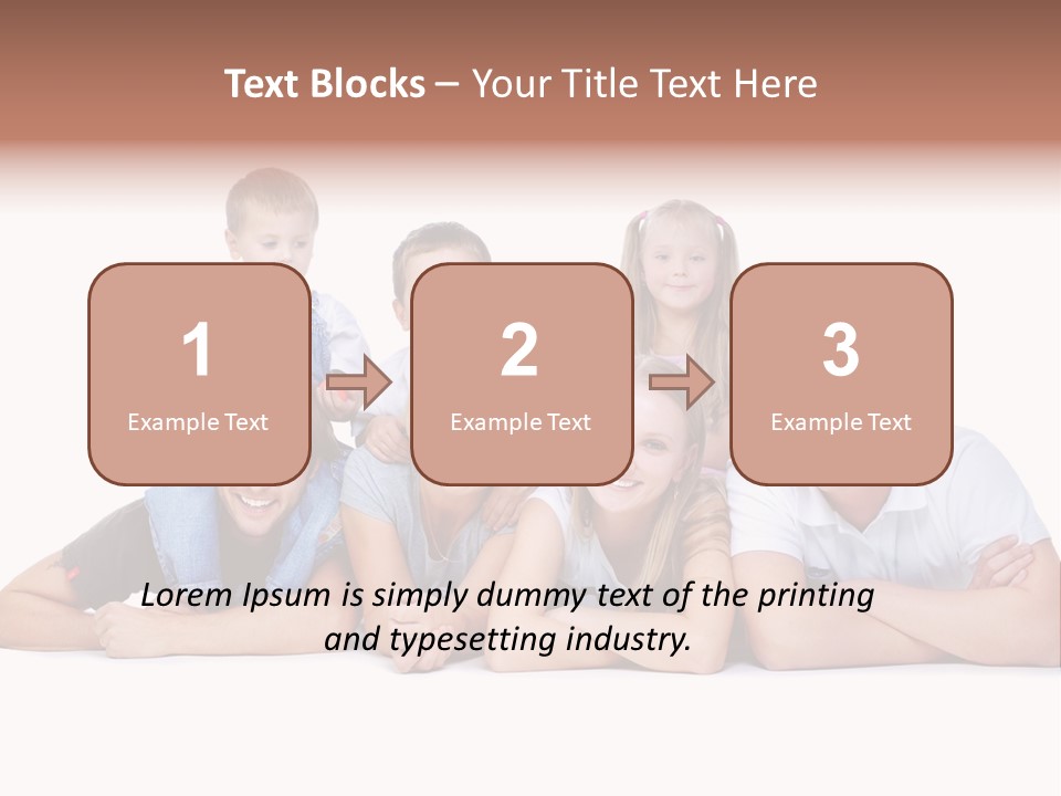 Emotion Man Daughter PowerPoint Template