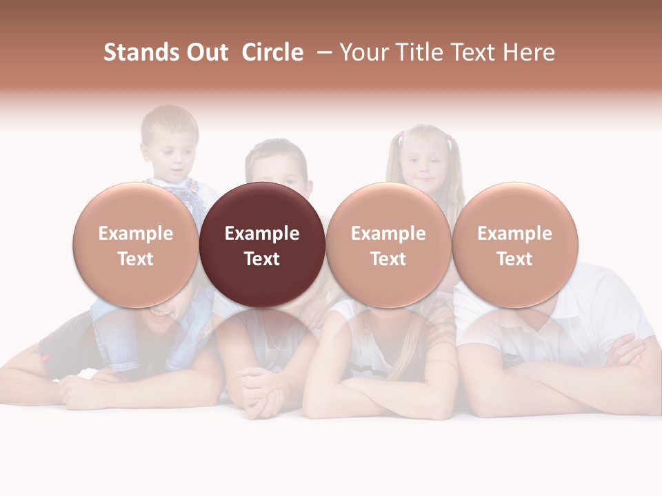 Emotion Man Daughter PowerPoint Template