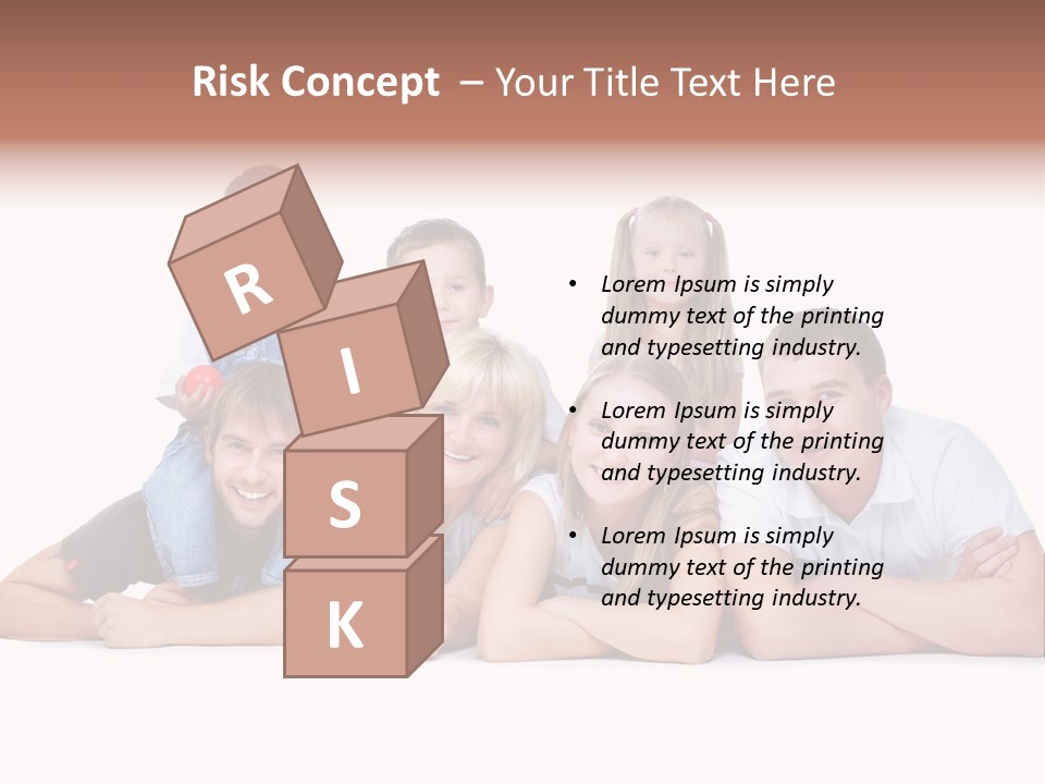 Emotion Man Daughter PowerPoint Template