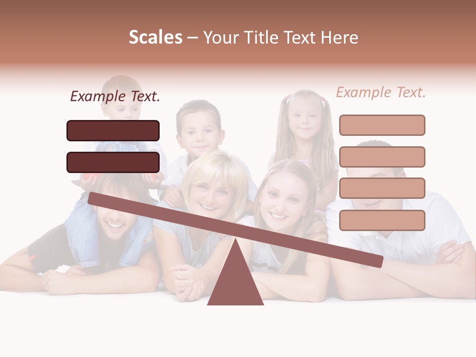 Emotion Man Daughter PowerPoint Template