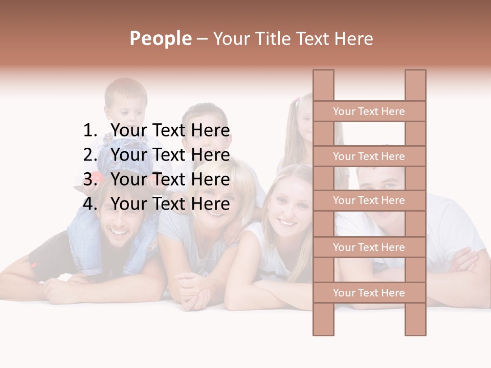 Emotion Man Daughter PowerPoint Template