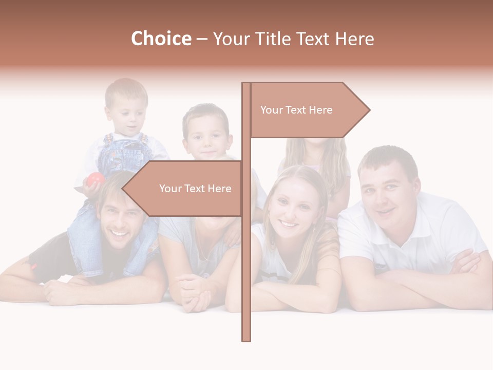 Emotion Man Daughter PowerPoint Template