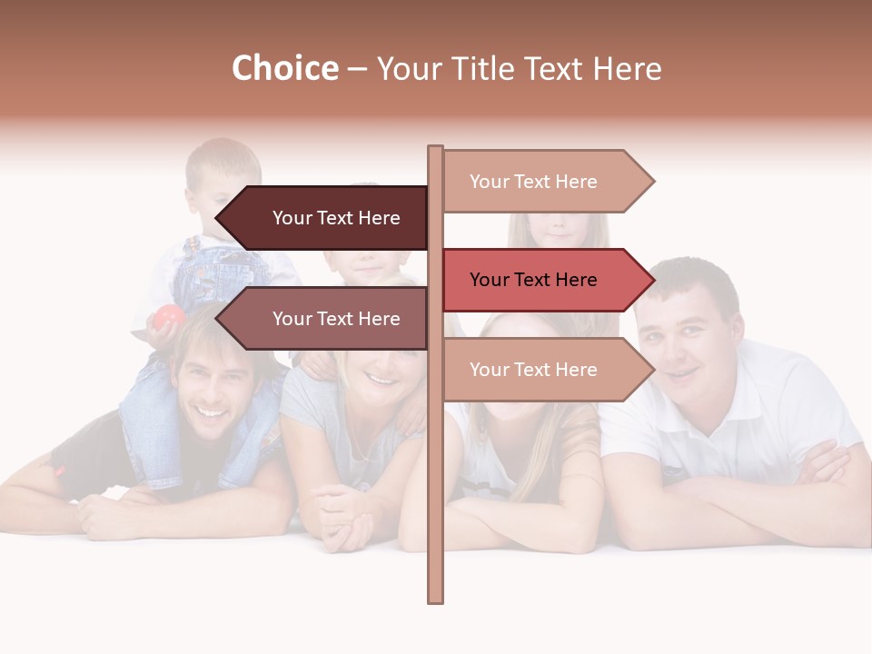 Emotion Man Daughter PowerPoint Template