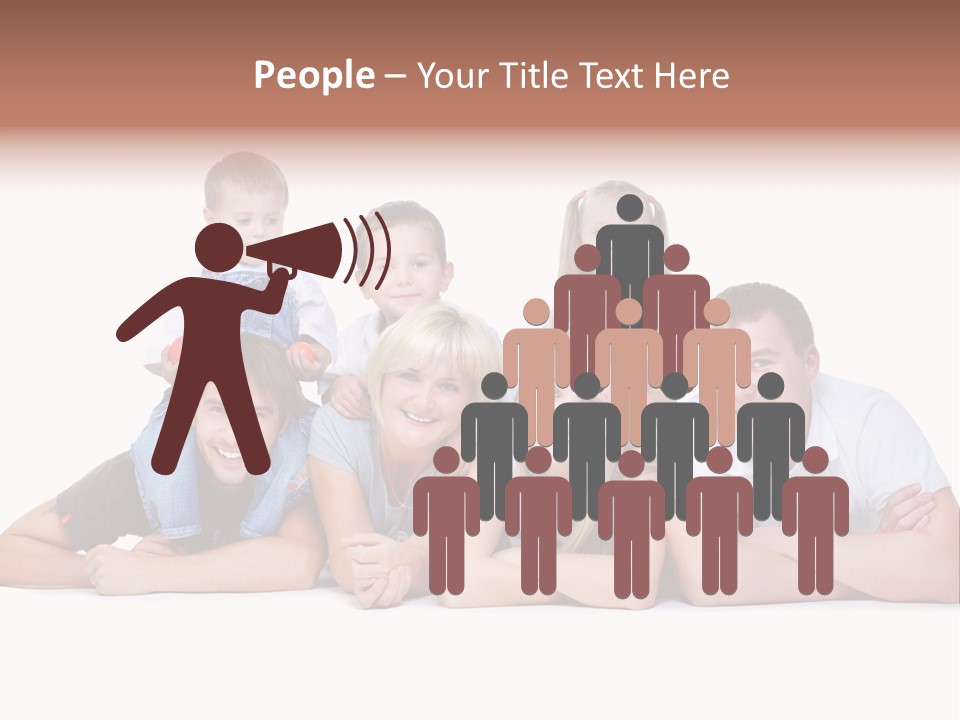 Emotion Man Daughter PowerPoint Template