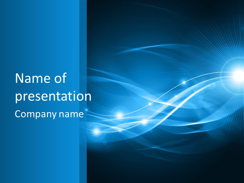 Spot Background Macro PowerPoint Template