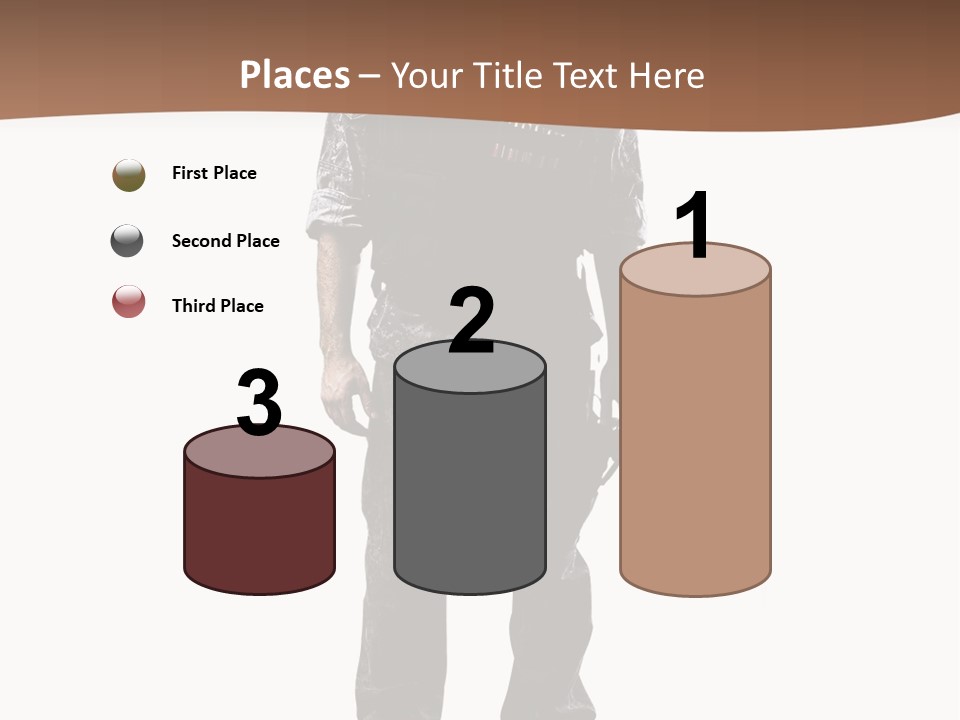 Veteran Fighting Dad PowerPoint Template