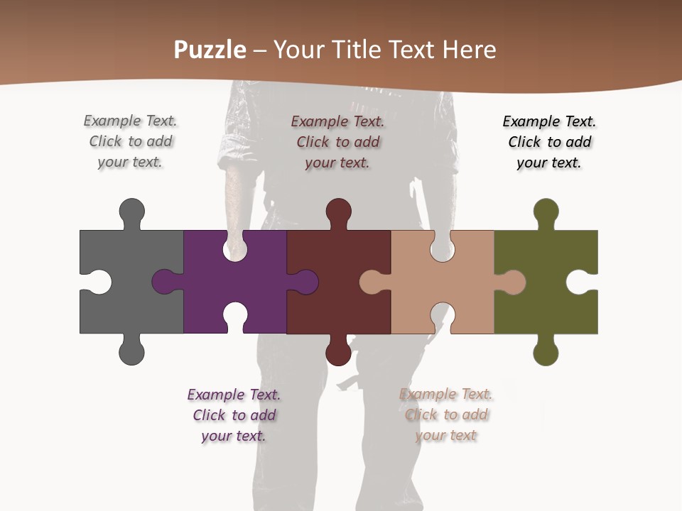 Veteran Fighting Dad PowerPoint Template