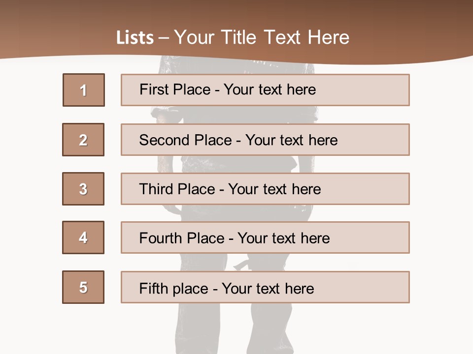 Veteran Fighting Dad PowerPoint Template