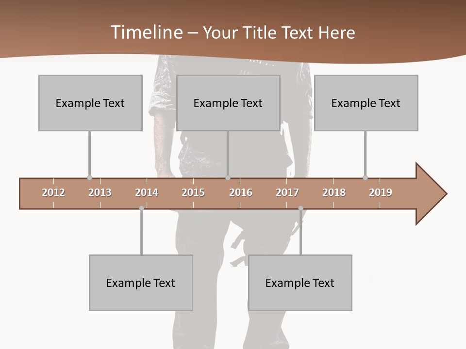 Veteran Fighting Dad PowerPoint Template