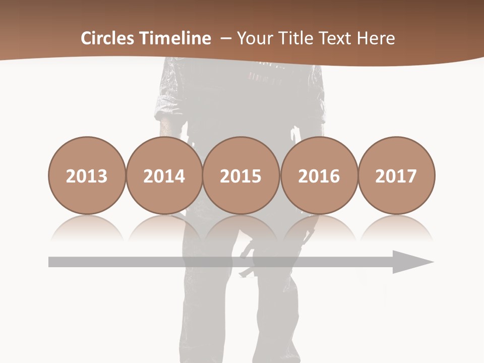 Veteran Fighting Dad PowerPoint Template