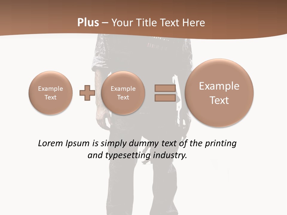 Veteran Fighting Dad PowerPoint Template