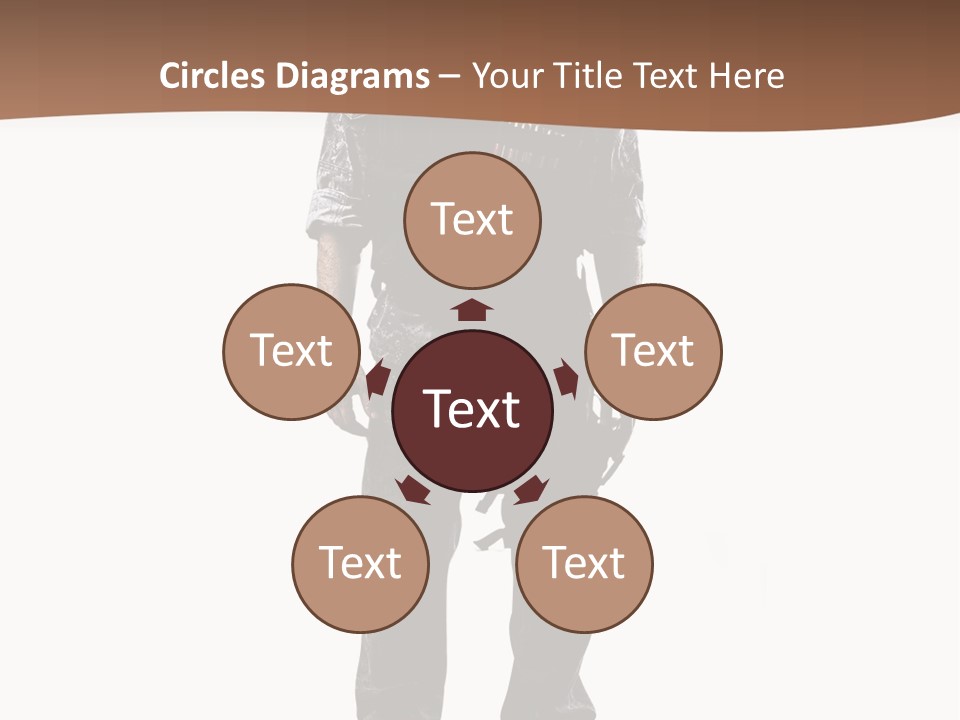 Veteran Fighting Dad PowerPoint Template