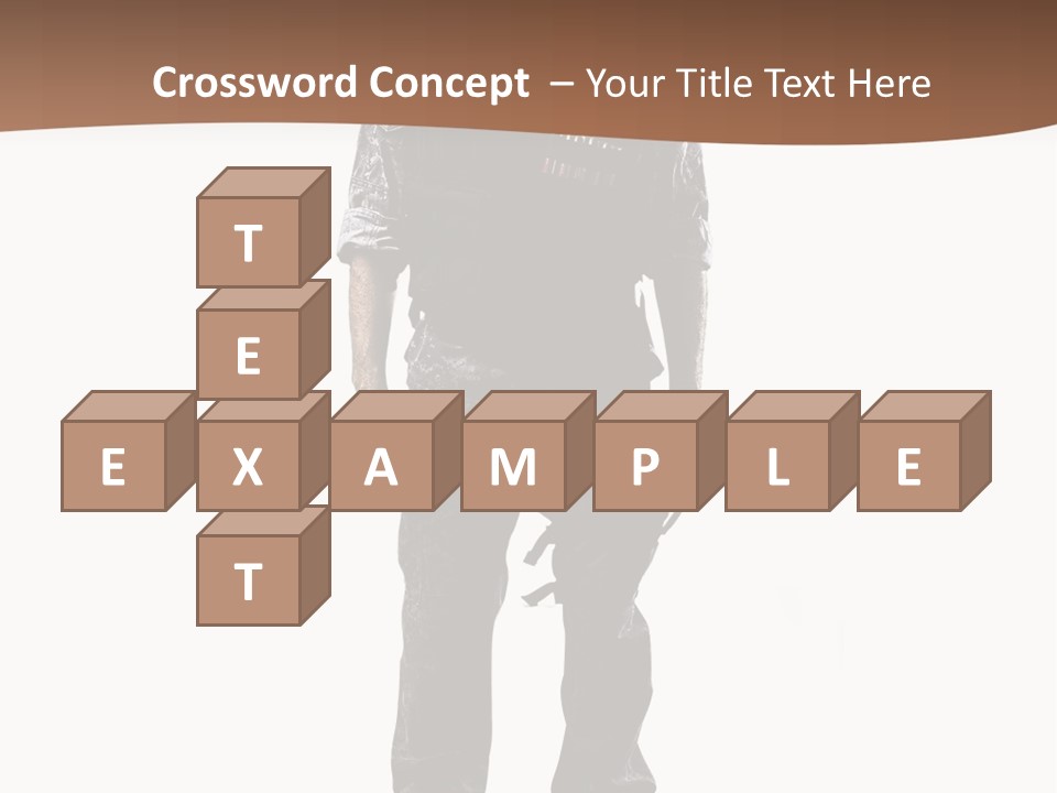 Veteran Fighting Dad PowerPoint Template