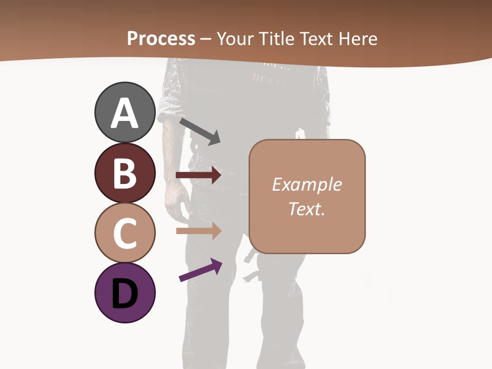 Veteran Fighting Dad PowerPoint Template