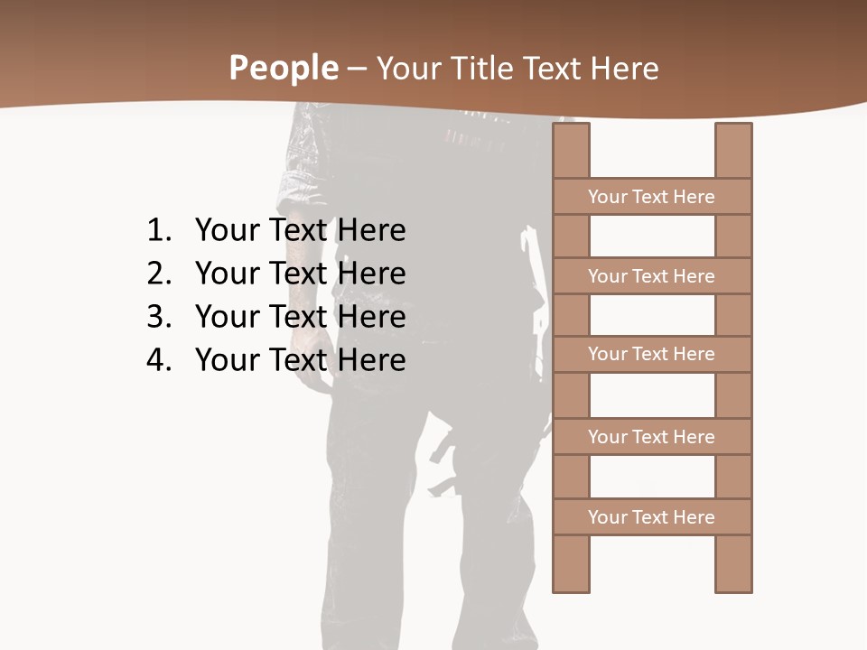 Veteran Fighting Dad PowerPoint Template